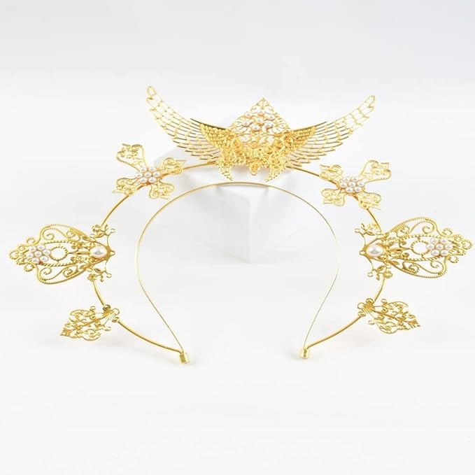 Bubbmi Women Halo Goddess Headband Costume Masquerade Headwear