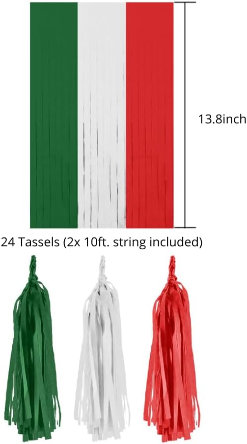 Hades Italian Party Decorations – Italian Decor – Italian Decorations Party Theme – Italian Flag Decorations – Italian Photo Boot Props – Italian Birthday Themed Party Supplies for Adults and Kids