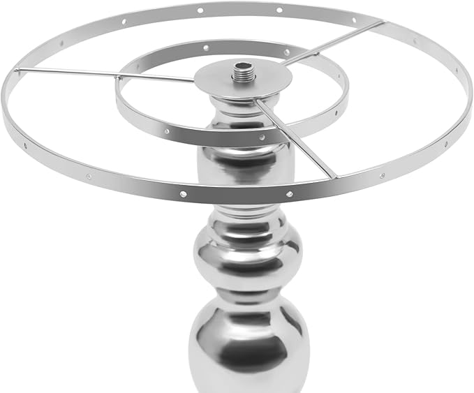 10 Pcs Crystal Flower Wedding Centerpieces Stand,Elegant Metal Flower Vase Candelabra Candle Holder,Flower Vase Stand Pillar Candle Holder for Party Wedding Reception, Siliver, AL-297