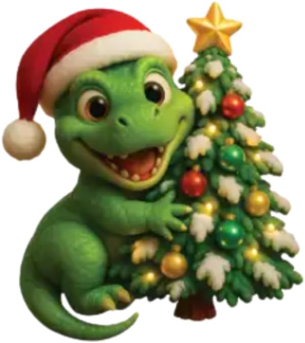 Baby Coming Soon 2026, Baby Announcement Christmas Ornament for New Parents, Expecting Couple, Promoted to Grandparents Gift, Baby Reveal Keepsake Decor (Dinosaur)