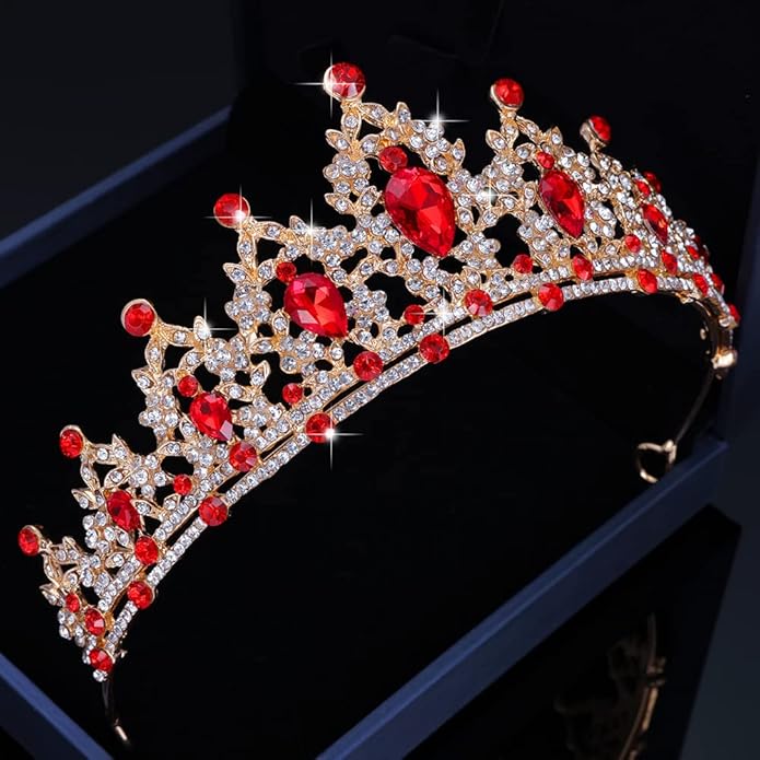 Kamirola - Queen Crown and Tiaras Princess Crown for Women and Girls Crystal Headbands for Bridal, Princess for Wedding and Party(01)