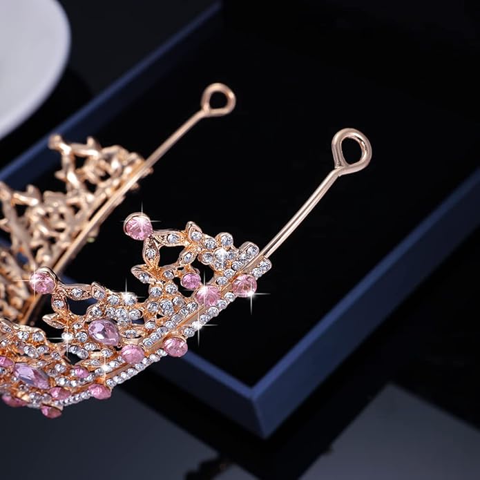 Kamirola - Queen Crown and Tiaras Princess Crown for Women and Girls Crystal Headbands for Bridal, Princess for Wedding and Party(01)