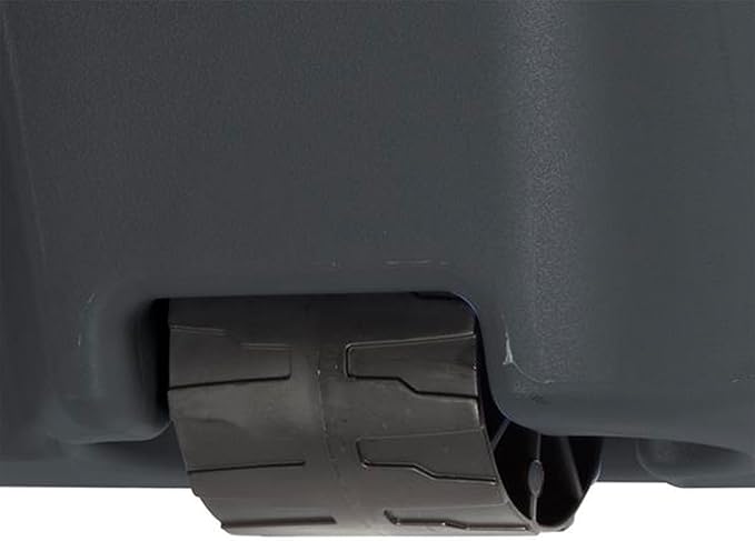 Sterilite 4 Pack 45 Gallon Wheeled Latch Tote, Stackable Plastic Storage Bin, Gray/Green