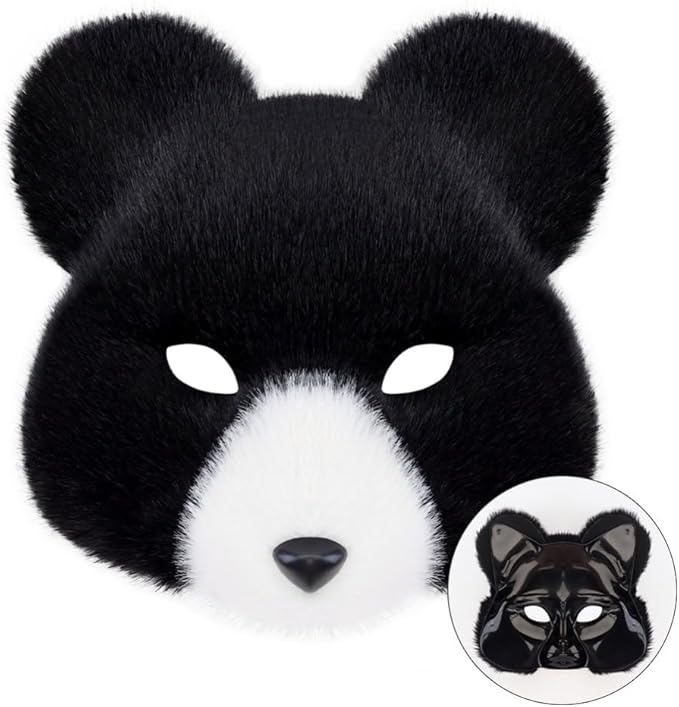 Faux fur wolf paw gloves with non-slip cat pad three-piece set, suitable for cosplay, Christmas, and Halloween party costumes