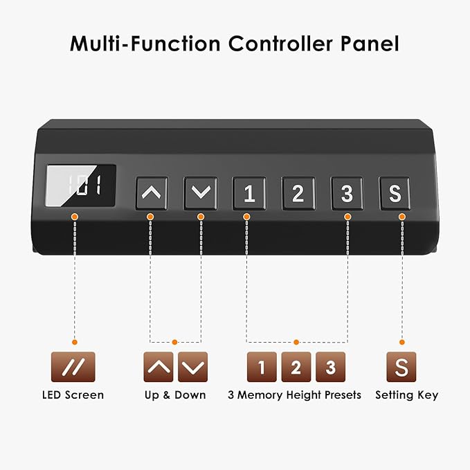 Casaottima 59 Inch Electric L-Shaped Standing Desk with Drawers, Height Adjustable Stand Up Corner Desk with Monitor Stand, Lift Table for Home, Office, Workstation, Black