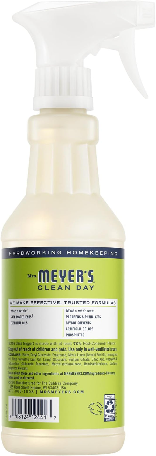 MRS. MEYER'S CLEAN DAY Multi-Surface Everyday Cleaner, Lemon Verbena Scent, 16 Fl Oz Bottle