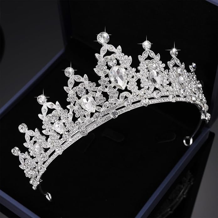Kamirola - Queen Crown and Tiaras Princess Crown for Women and Girls Crystal Headbands for Bridal, Princess for Wedding and Party(01)