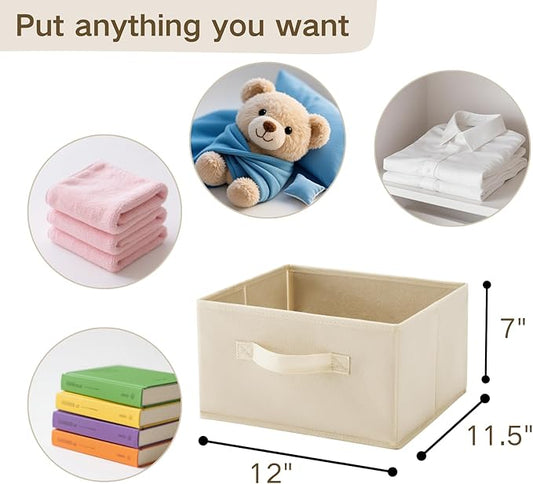 Hanging Shelf Closet Storage Organizer Removable Drawers ,Hanging Storage Organizer Hanging Sweater 2 Sock Underwear Drawers for Closet, Bedroom, Beige