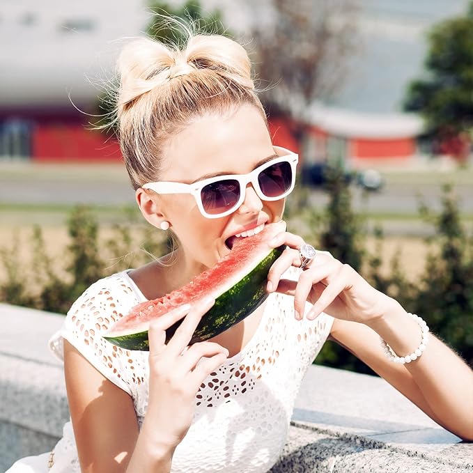 Pibupibu 10/20 Packs Adults Wholesale Neon Colors Square Retro Style Party Favors Sunglasses