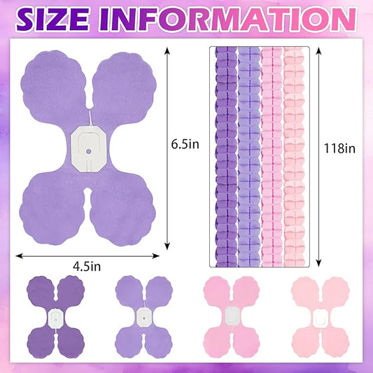 12Pcs Purple Pink Party Decorations, Hanging Pink and Lavender Paper Streamers Garland for Girls Women Baby Bridal Shower Wedding Graduation Birthday Galentines Valentines Day Decorations