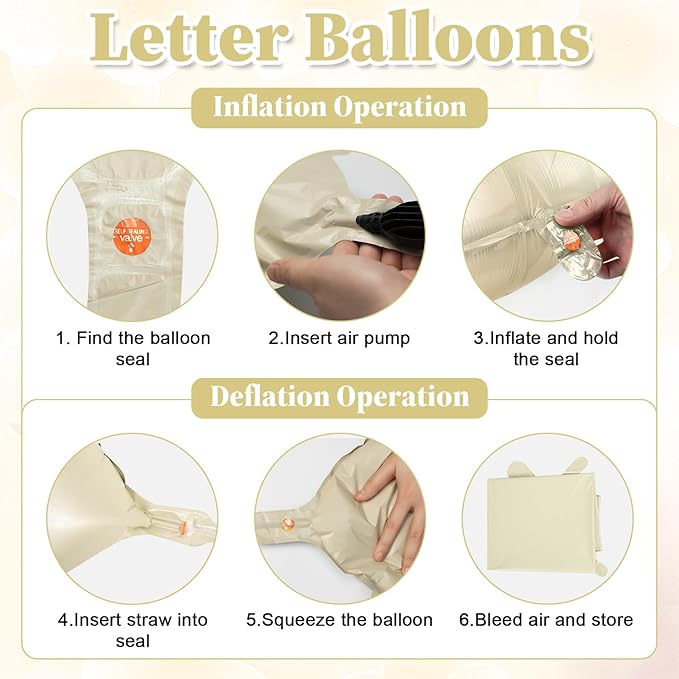 40inch Beige BRIDE Letter Balloons, Giant Cream White Sand Bride Foil Helium Balloon Banner with Heart Balloon for Bride to Be Wedding Engagement Bridal Shower Nude White Bachelorette Party Decoration