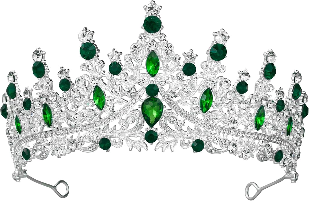 Tiaras and Crowns for Women Crystal Princess Tiaras Rhinestone Queen Crowns For Wedding Bridal Birthday Prom Pageant Party (Tiara 100)