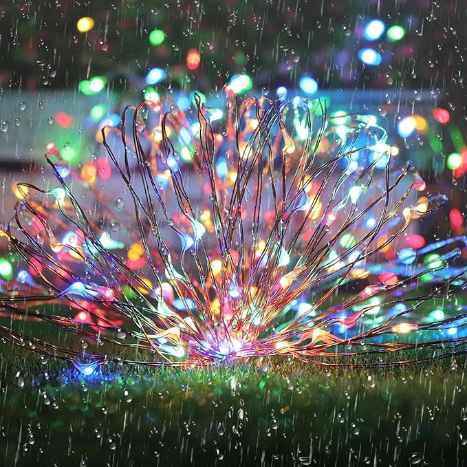 Joomer Battery String Lights, 2PACK Total 32FT 100 LED Battery Operated String Light, Twinkle Fairy Lights with Timer for Home, Garden, Store, Party, Holiday, Indoor Decor (Multicolor)