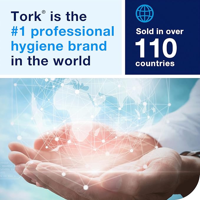 Tork Xpressnap White Dispenser Napkin N4, 2-ply, 1/2 Fold, One-at-a-Time Dispensing,12 x 500, 8.5" x 6.5", 100990