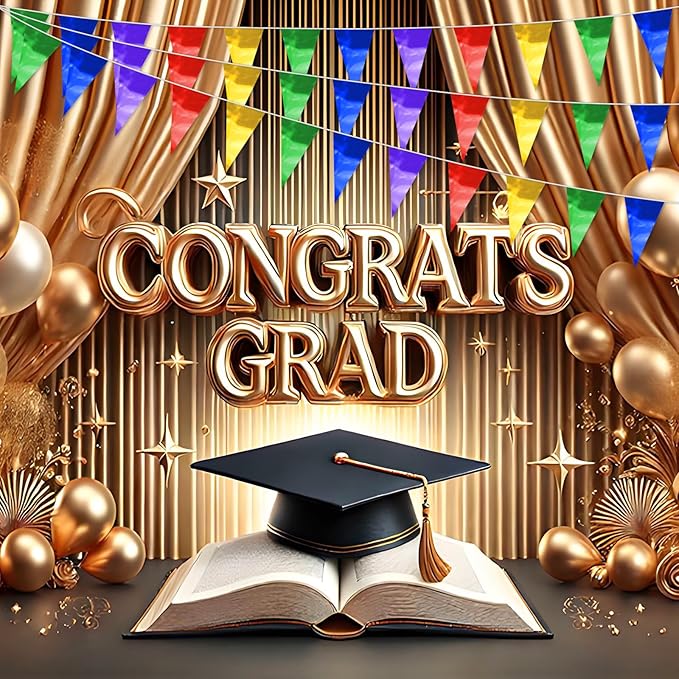 65FT Colorful Glitter Triangle Pennant Banner Flag Metallic Bunting Fabric Garland for Christmas Graduation Wedding Engagement Anniversary Bachelorette Birthday Bridal Shower Valentine's Party Decor