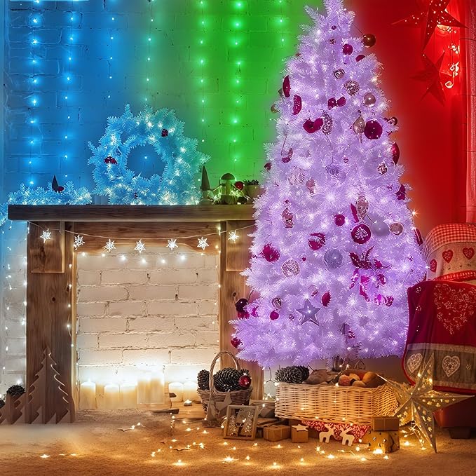 Lakumu 12 Pack Fairy Lights Battery Operated -7FT 20LED String Lights, Waterproof Silver Wire Firefly Starry Moon Lights for DIY Christmas Decorations Mason Jar Party Wedding Centerpiece Table Decor