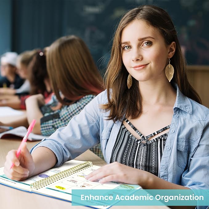 Monthly Planner 2026-2027, 2 Year Months Calendar Planner 2026-2027, Runs from January 2026 - Decembe 2027, 7" x 10", 24 Months, Perfect for School Office Home Planning - Azure Blue