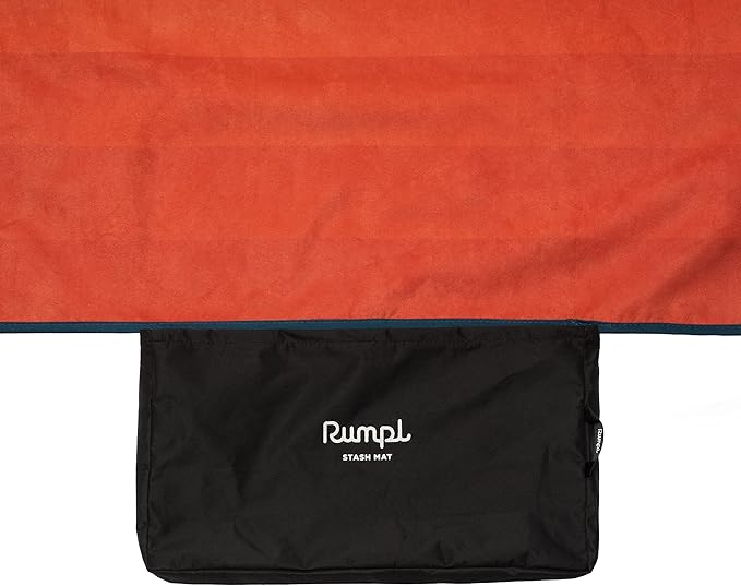 Rumpl Everywhere Mat | Lightweight Ground Cover for Hiking, Camping, Traveling, Picnics | 52" x 75" | Rainbow Fade