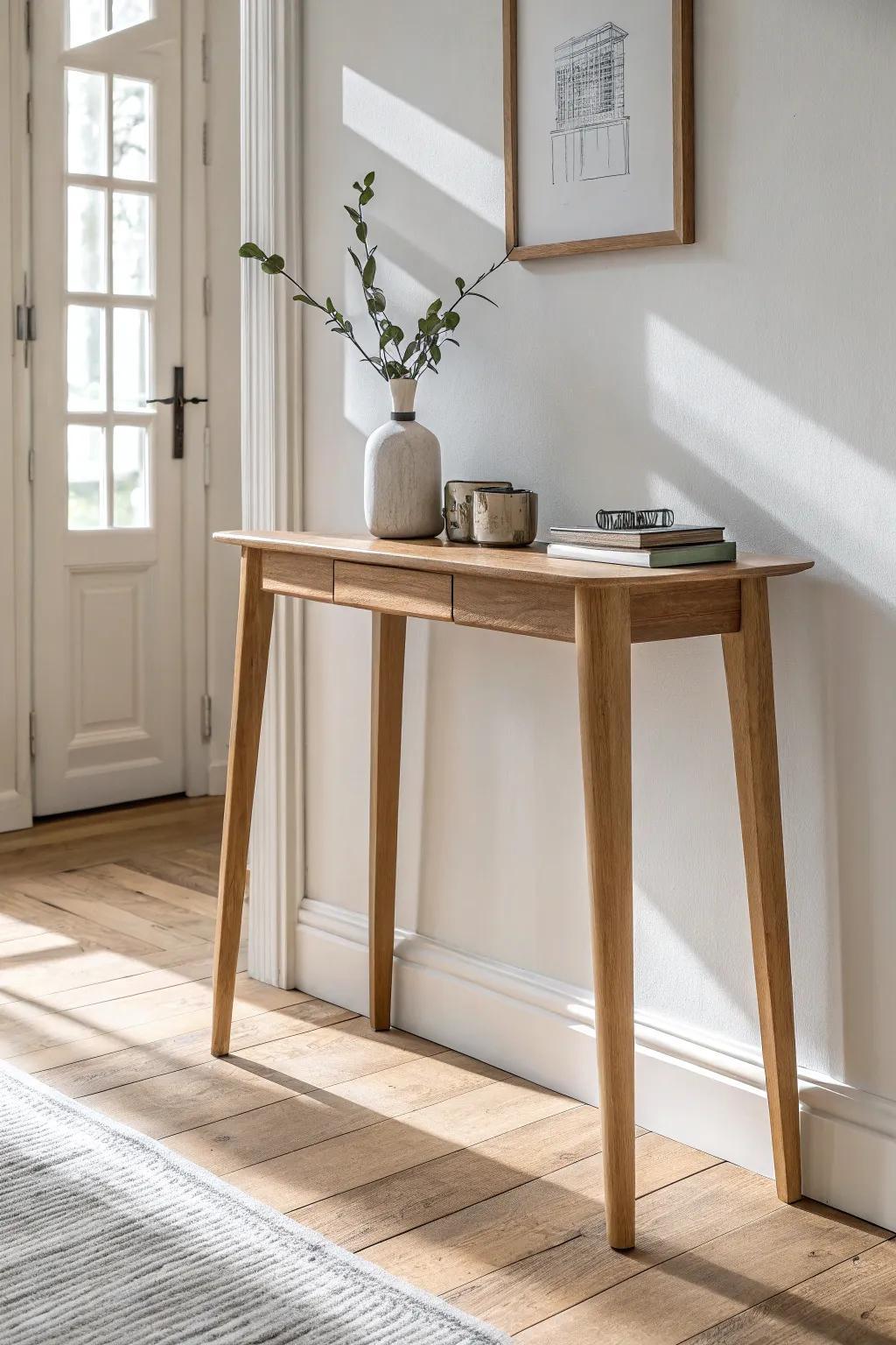 Why Narrow Console Tables Are Perfect for Empty Walls