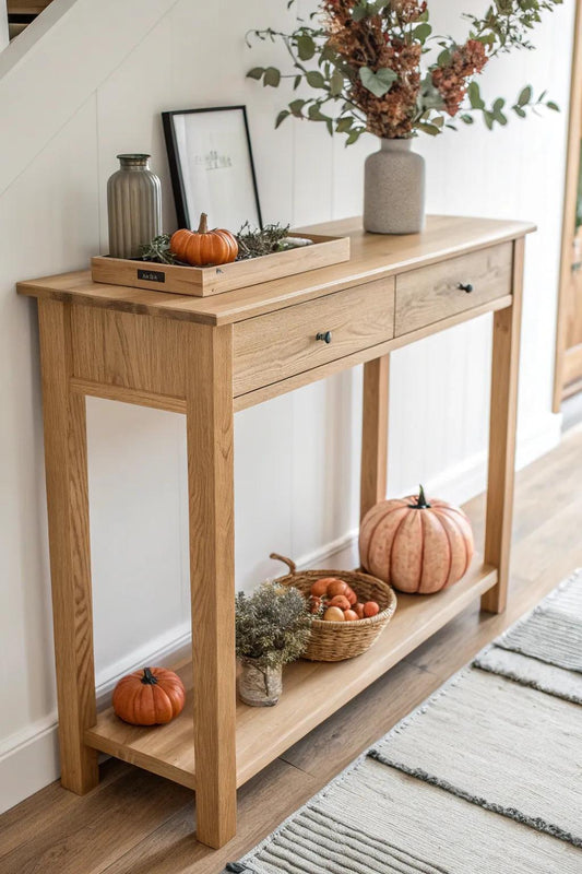 Narrow Console Tables Are Solving the Awkward Empty-Space Problem