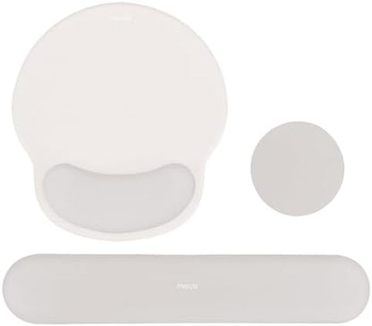 MOSISO Wrist Rest Support for Mouse Pad&Keyboard Set, Stone Gray