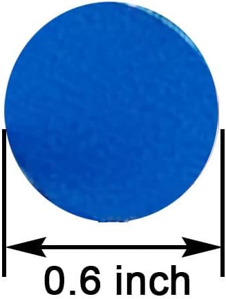 Blue Metallic Shiny Round Confetti 0.6 Inch-Table Sequin Confetti for Party Wedding Decoration(3.52 oz)