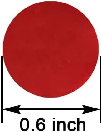 Red Metallic Shiny Round Confetti 0.6 Inch-Table Sequin Confetti for Party Wedding Decoration(3.52 oz)