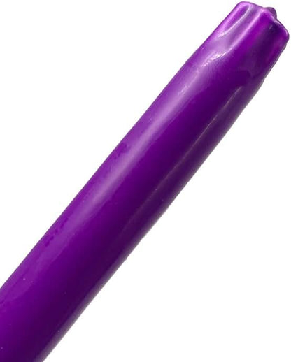 D'light Online Elegant 10" Purple Gradient Taper Candles Premium Quality- Unscented, Hand-Dipped Tapered Candles, Dripless and Smokeless - Set of 12 (10 Inch, Purple Gradient)