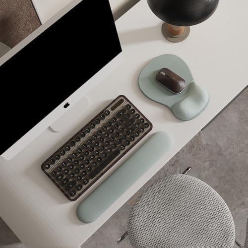 ErgoComfort Gel Wrist Rest Mouse Pad-Ergonomic Office Mousepad with Wrist Support-Non-Slip, Design Desk Accessories Mat for Home&Game Decor (06Azure Dream)