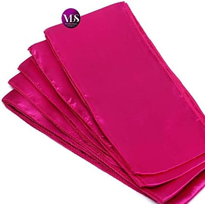 VDS Satin Chair Sashes Chair Cover Back Tie Sateen Bows Ribbon for Wedding Birthday Graduation Engagement Ceremony Event Party Banquet Venue Hotel All Dining Chair Decoration (200PC) (Magenta)