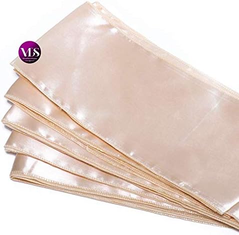 VDS Satin Chair Sashes Chair Cover Back Tie Sateen Bows Ribbon for Wedding Birthday Graduation Engagement Ceremony Event Party Banquet Venue Hotel All Dining Chair Decoration (25PC) (Cream)