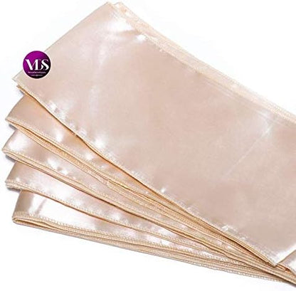 VDS Satin Chair Sashes Chair Cover Back Tie Sateen Bows Ribbon for Wedding Birthday Graduation Engagement Ceremony Event Party Banquet Venue Hotel All Dining Chair Decoration (150PC) (Cream)