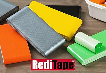 Travel Size Duct Tape Colors 2-Pack (Black & Yellow) - Pocket Size Flat Mini Roll - for Repairs Outdoors Emergency Crafts - 1.88 inch x 5 Yards per Pack