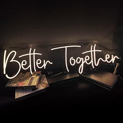 Custom LED Neon Signs for Bedroom Wall Decor Personalized Neon Signs for Wedding Birthday Party or Bar Logo(Extra Large Size: 50"-60")
