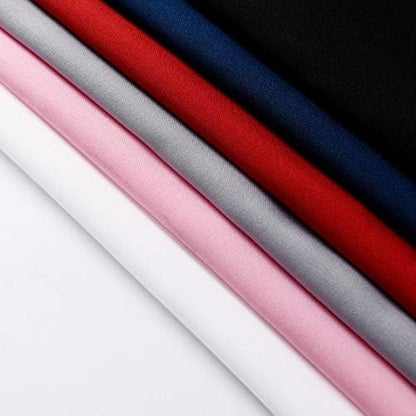 Hiasan Silver Grey Backdrop Curtains for Parties, Polyester Photography Backdrop Drapes for Family Gatherings, Wedding Decorations, 5ftx10ft, Set of 2 Panels