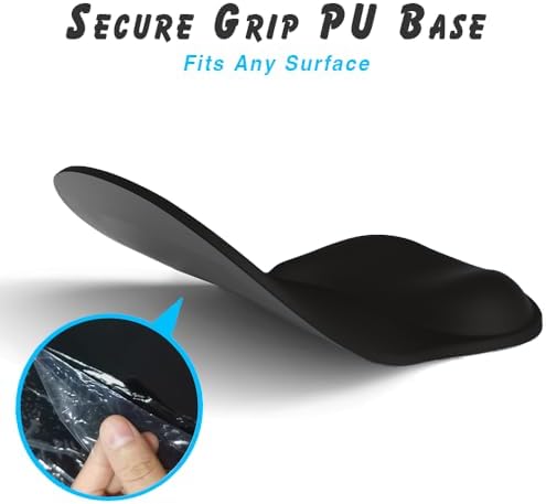 ErgoComfort Gel Wrist Rest Mouse Pad-Ergonomic Office Mousepad with Wrist Support-Non-Slip, Design Desk Accessories Mat for Home&Game Decor (05Midnight Wave)