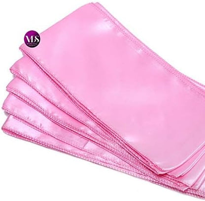 VDS Satin Chair Sashes Chair Cover Back Tie Sateen Bows Ribbon for Wedding Birthday Graduation Engagement Ceremony Event Party Banquet Venue Hotel All Dining Chair Decoration (50PC) (Pink)