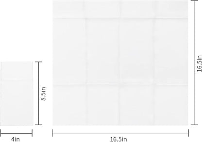 KAMMAK White Napkins Dinner Paper with Pocket 200 Pack Disposable Linen Feel Wedding Reception Napkins Bulk for Decorations Restaurant Guest Hand Towel Lunch Napkin for Bathroom (16.5 x 16.5 inch)