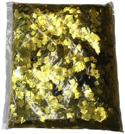 Ultimate Confetti, Fluttering Gold Mylar Shiny Foil Metallic Confetti Squares - Lightweight and Slow-Falling Party Confetti for Cannon and Launcher Use - Best for Celebrations - 1 lb, 16 oz