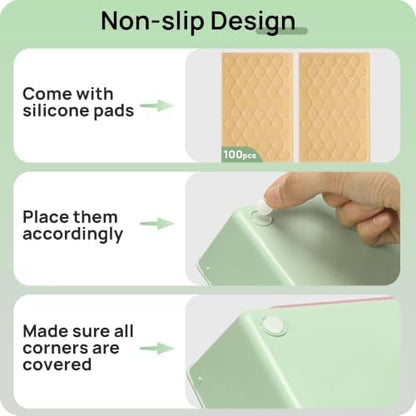 Vtopmart 25 Pack Plastic Drawer Organizers with Non-slip Rubber Pads