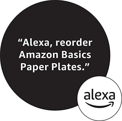 Amazon Basics Paper Plates | 8.62 Inch | Disposable | 600 Count