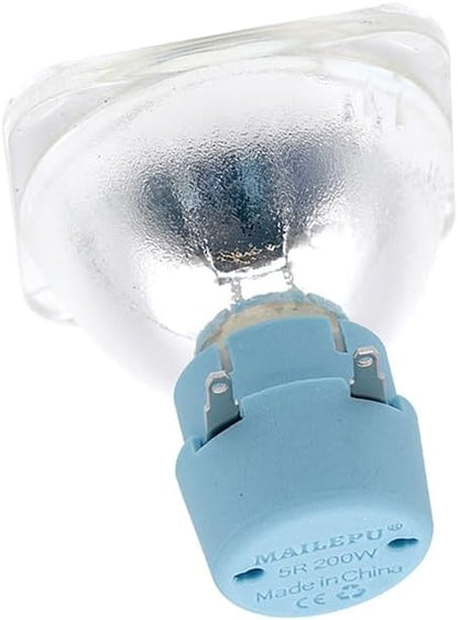 Mailepu 5R 200W Beam Lamp, Moving Head Light Bulb Replacement, Stage DJ Club Party Light