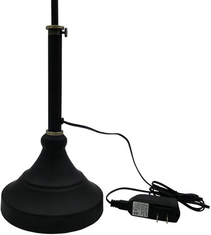 HomeFocus - Piano Light,LED Piano Lamp,Music Lamp,Eye-Caring,Stepless Dimming,Touch Dimmable Reading Light,Reading Lamp for Home Office,Adjustable Height,Multi-Functional Desk lamp,Metal,Black+Gold.