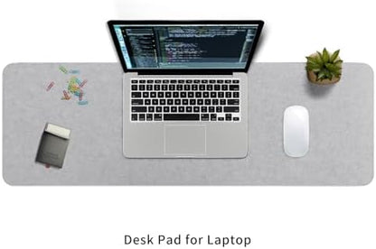 DAWNTREES Felt Desk Pad, Large Felt Mouse Pad and Keyboard Mat, 36" x 12"