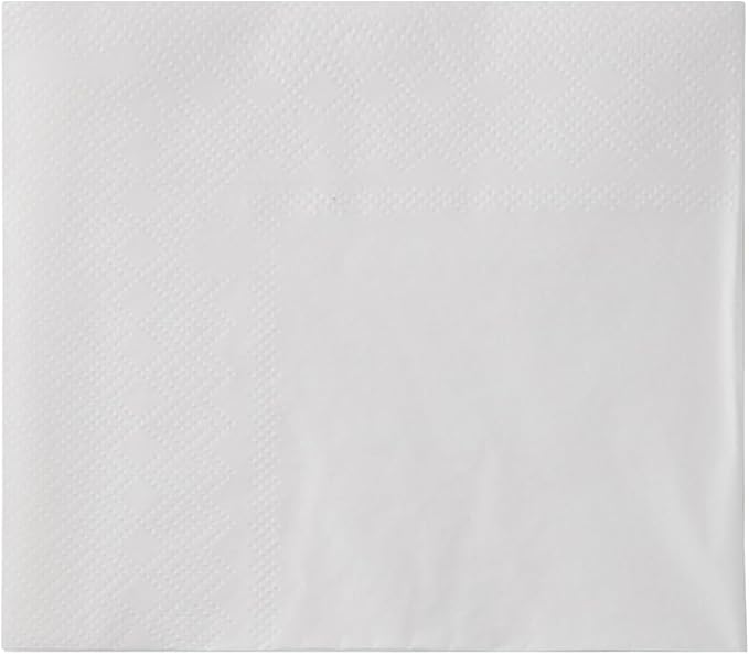 1000 PCS Napkins 2 Ply 4.9" X 4.9" Plain White Beverage Napkins Disposable Four Folded Cocktails Paper Napkins Folded