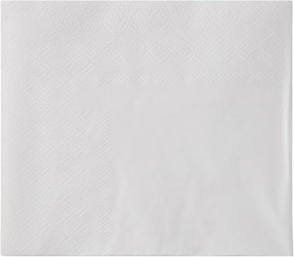 1000 PCS Napkins 2 Ply 4.9" X 4.9" Plain White Beverage Napkins Disposable Four Folded Cocktails Paper Napkins Folded