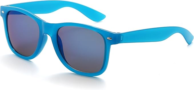 Fsmiling Blue Sunglasses Bulk Adult Party Sunglasses 80s Glasses Shades for Men Women Party Favors-30Pack,UV Protection