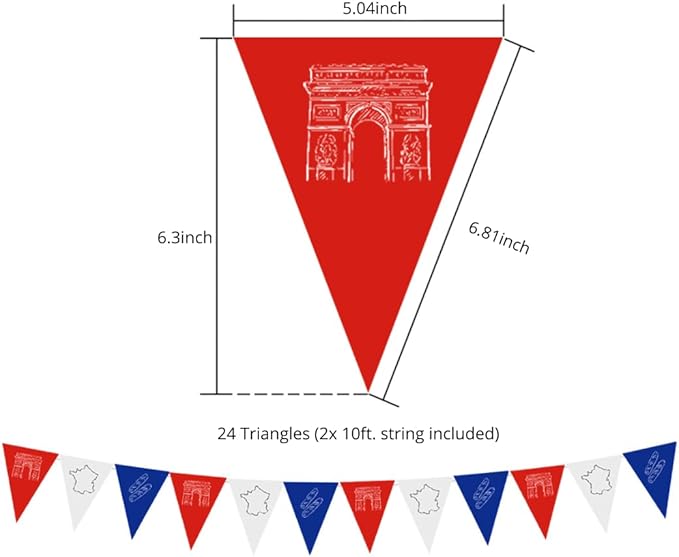 Hades French Party Decor – Paris Party Decorations – France Party Decorations – French Flag Decorations – Bastille Day Decor – French Themed Decorations – Birthday Theme Party Supplies Adults and Kids