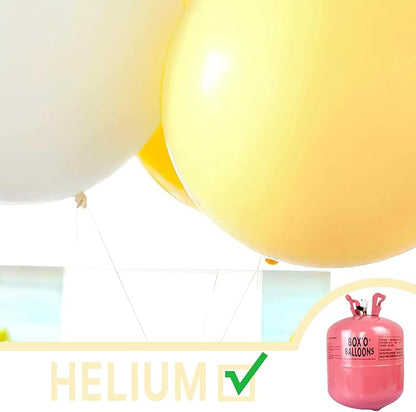 PartyWoo Pastel Yellow Balloons 4pcs 36 Inch Light Pale Yellow Latex Helium Balloons for Graduation Baby Shower Gender Reveal Easter Little Cutie Bee Birthday Summer Party Decorations Yellow-Q07