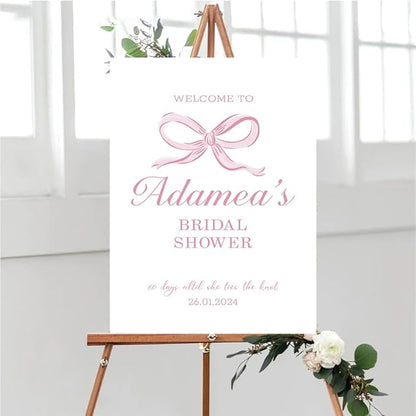 Bridal Shower Welcome Yard Sign, Wedding Shower Welcome Board, Custom Bridal Shower Sign, Elegant Bridal Shower Decor Board#2